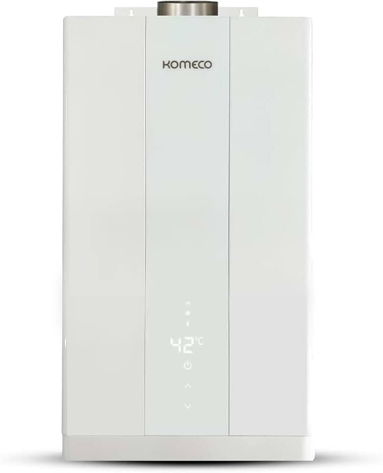 Aquecedor De Água A Gás Komeco Ko 26 Wh Home 26 Litros Branco Digital Bivolt Gás GLP