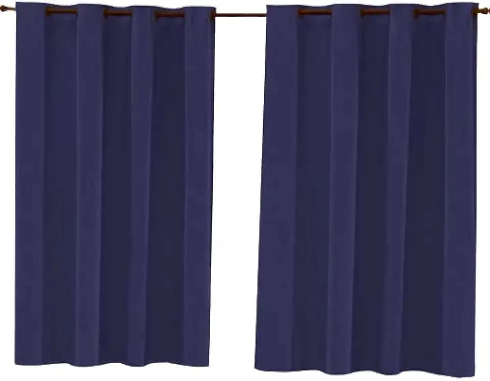 Cortina Blackout Corta Luz 220cm x 130cm - Marinho