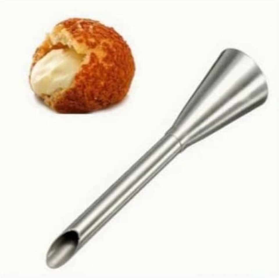 Bico de Confeitar Para Recheio em Aço Inox (Recheador Injetor de Creme e Cupcake) Cromus