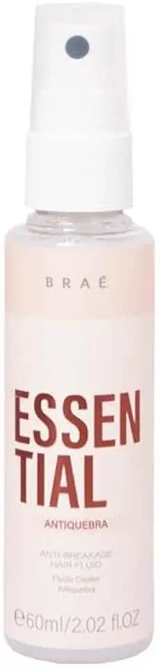 BRAÉ Essential Antiquebra Fluido Capilar 60ml - Hair Treatment Anti-Breakage, Fortalecimento e Proteção Térmica - Não Oleoso