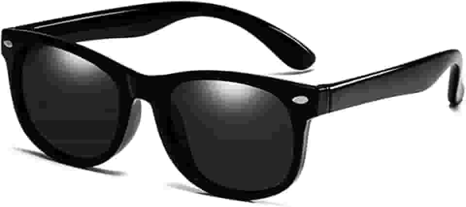 Óculos De Sol Infantil Unissex Flexível Polarizado Com UV400