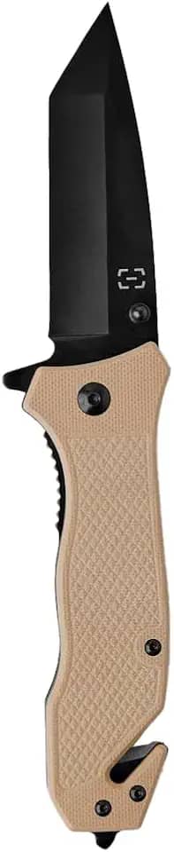 Faca Phanton Coyote - Aço Inoxidável, 8 cm, Ponta Tanto, Tático, Luta