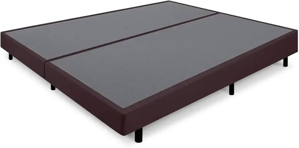 Cama Box King Anti Refluxo Marrom Inclinada 193x203cm BF Colchões