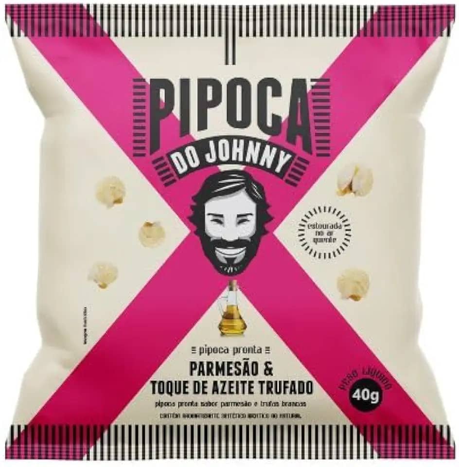 PIPOCA PRONTA PARMESAO E TOQUE DE AZEITE TRUFADO