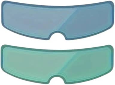 Película Antiembaçante para Capacete de Moto – Lente HD à Prova de Chuva, Proteção Total para Visor, Evita Embaçamento, Compatível com Todos os Capacetes