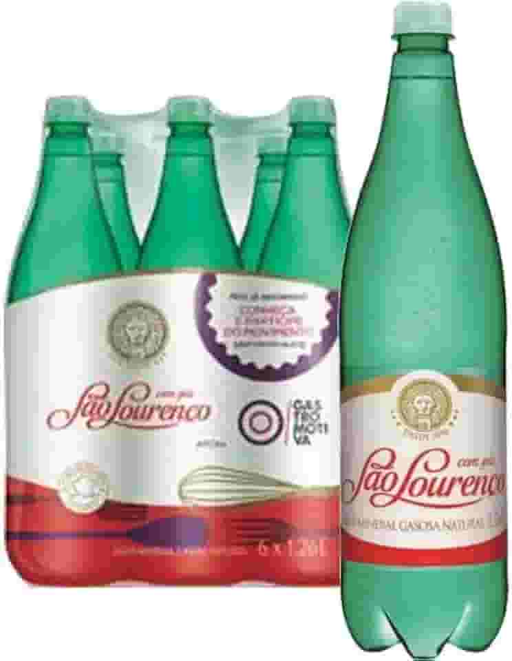 Água Mineral C/ Gás Pet SÃO LOURENÇO 1,26L (6 unidades)