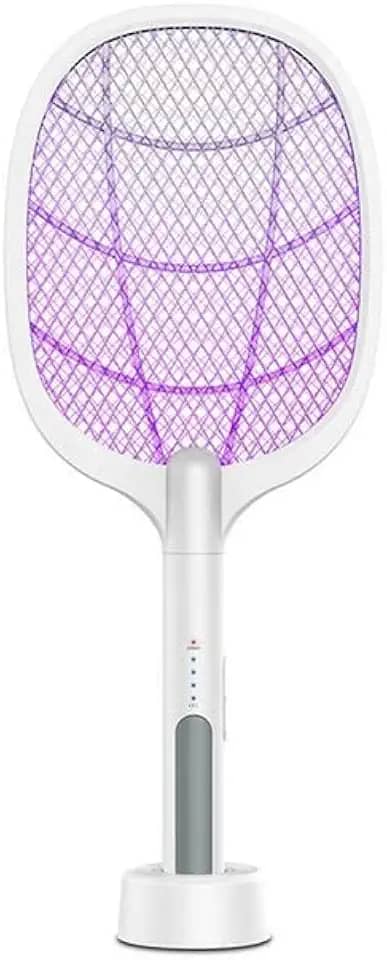 Raquete Elétrica Recarregável Bivolt Mata Pernilongos Moscas CM21