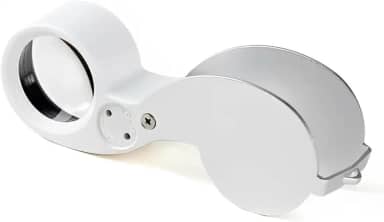 Lupa De Bolso Com Luz Led Para Joalheiro Zoom De 40x Tomóvi