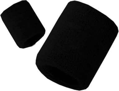 Munhequeira Algodão Esportiva 8 Cm Kit 2 Unidades