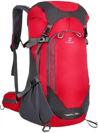 Mochila de Montanhismo 50 Litros Impermeável Trekking Trilha Camping Viagem Cargueira Esportes