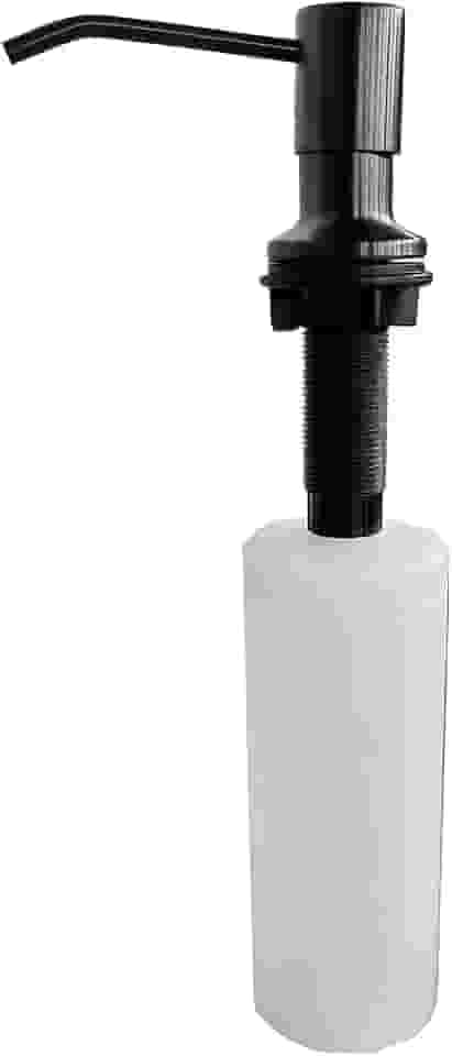 Dosador e Dispenser de Detergente liquido Preto Fosco para Granito Pia Embutir 500ml WT-F252P
