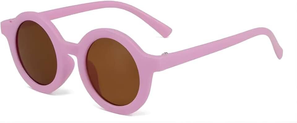 Óculos de Sol Infantil Retrô UV400 – ZIZI EYEWEAR, Proteção Total, Leve e Confortável