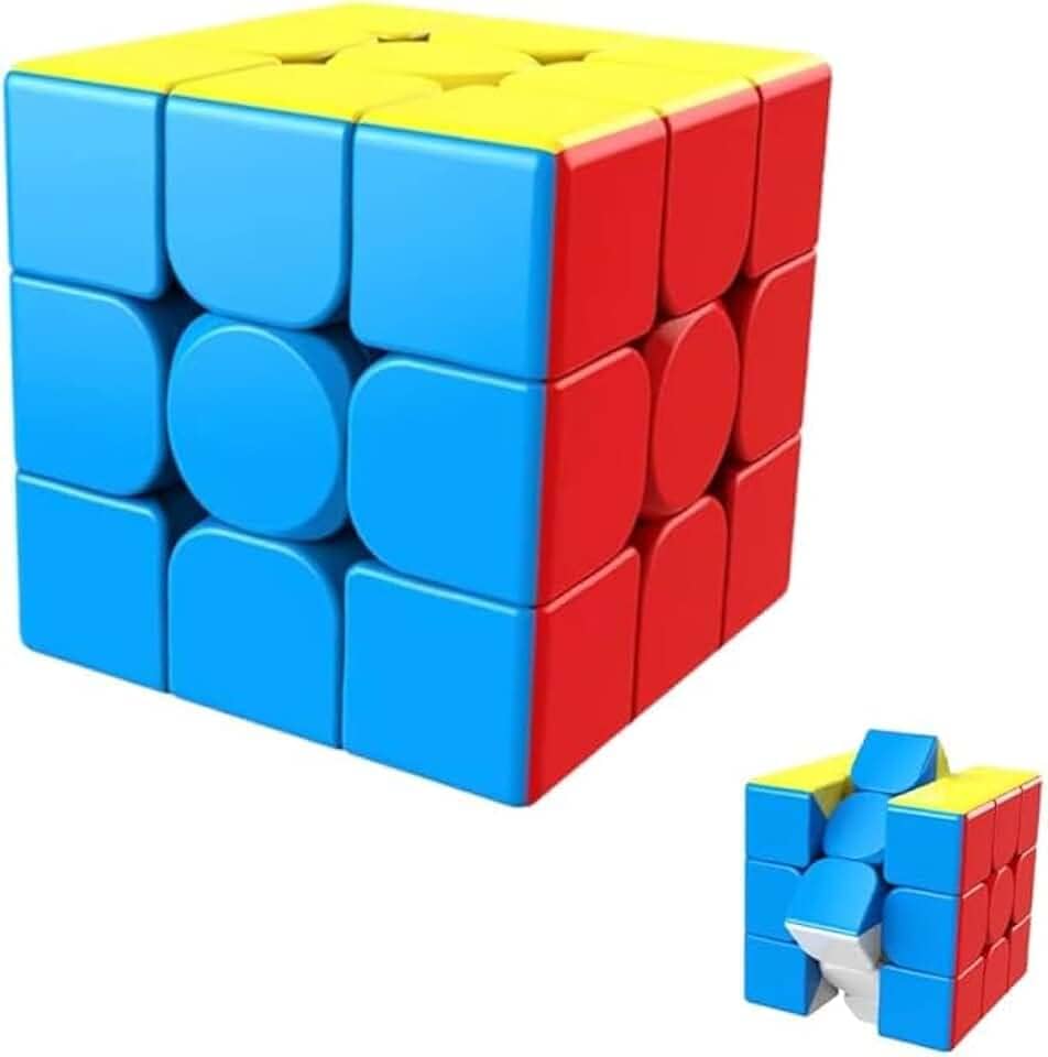 Cubo Mágico Profissional 3x3x3 Colorido - Alta Velocidade, Interativo, Antienrosco, Ideal Para Speedcubing E Competição - Ultrasuave e Leve