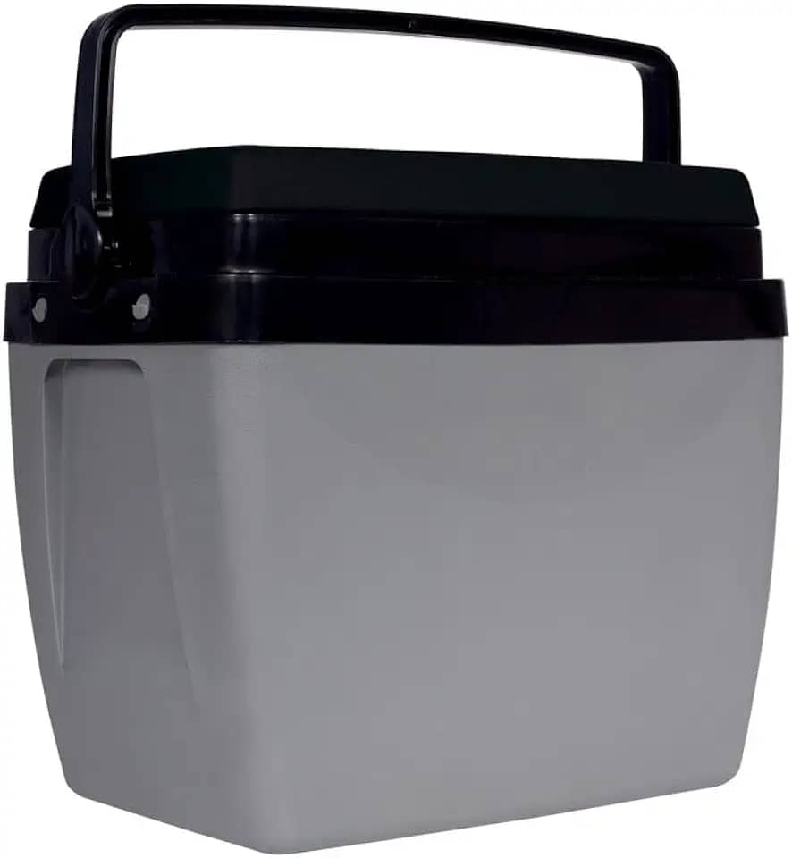Mor - Caixa Térmica 26 Litros Cinza com Preto