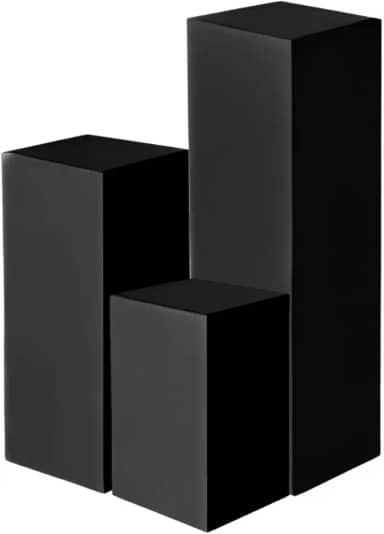 Kit 3 Cubos Expositor Vitrine Multiuso Tablado Para Lojas Festas E Fotos