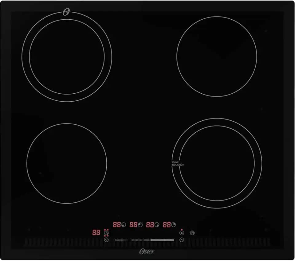 Cooktop por Indução Oster, Touch Screen, 4 Bocas, 220V, OTOP402