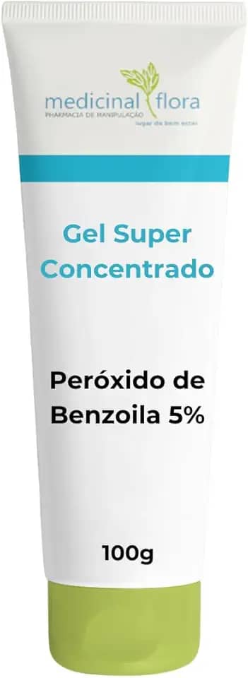 Gel Peróxido de Benzoíla 5% Cravos Espinhas Acnes - 100g