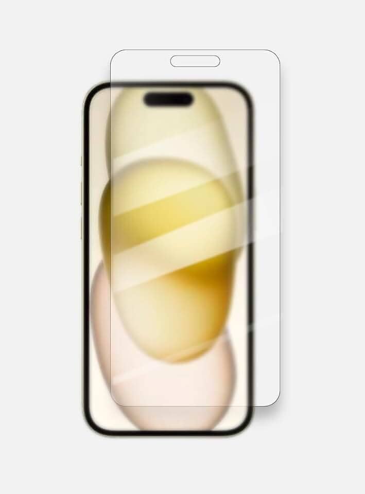 Película de Vidro Compatível com iPhone Vidro Temperado 9H, Proteção Anti-Impacto, Oleofóbica, Alta Definição HD, Resistente a Riscos (13/13 Pro/14)