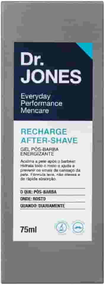 Dr. Jones Recharge After-Shave, Gel Pós-Barba ,75ml, cinza
