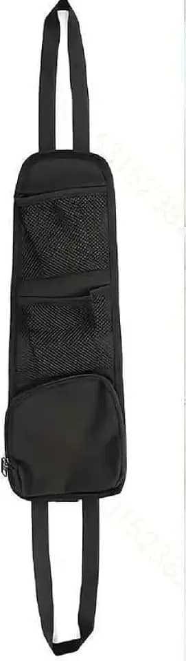 Organizador De Armazenamento Para Bancos De Carro | Com Bolsos MúLtiplos Laterais | AcessóRio PráTico E Funcional(1,Preto)