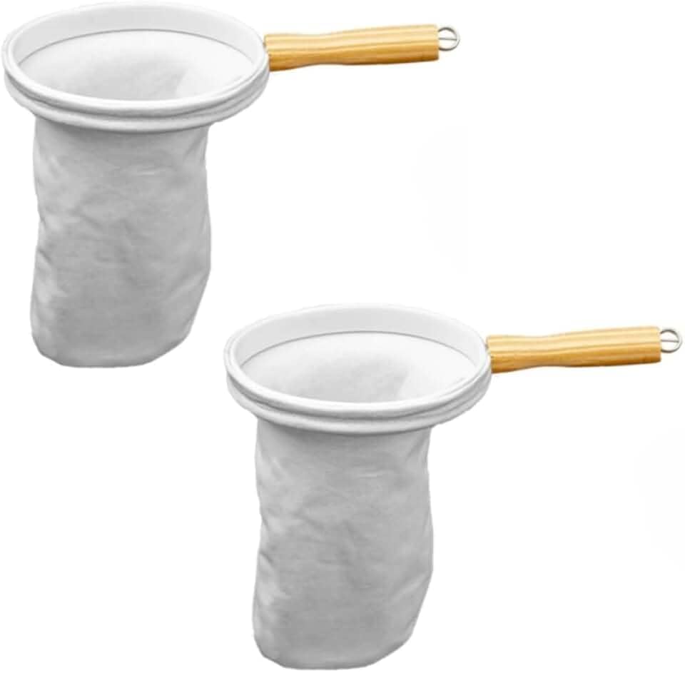 Kit 2 Coador de Pano Malha Filtro de Café Grande – 100% Algodão, Reutilizável, Sustentável e Econômico – Extração Total de Sabor e Aroma