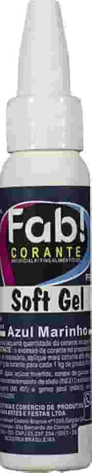 Corante Softgel Azul Marinho 25g Fab