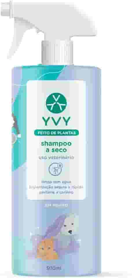 YVY - Shampoo a Seco para Pets - Limpeza Sem Água para Gatos e Cachorros - Cuidados para Animais de Estimação - Ingredientes Naturais - Vegano - 500ml