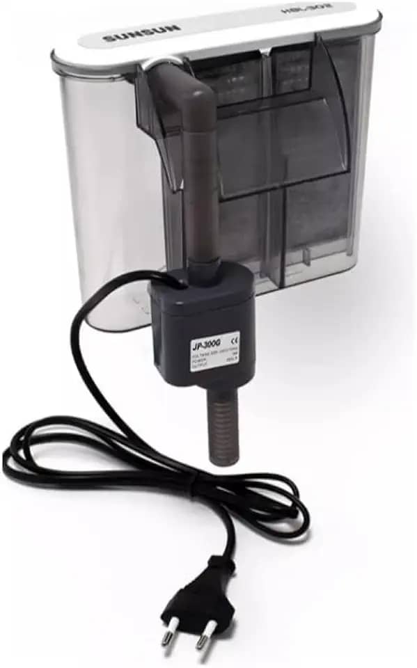 Filtro Externo com bomba submersa Hang-on Hbl-302 350l/h Para Aquários até 50L