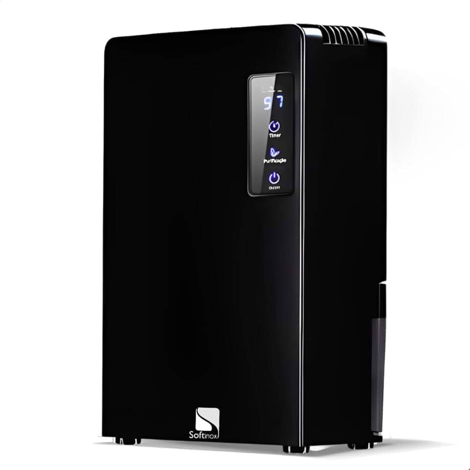 Desumidificador Elétrico Portátil Bivolt Antimofo 2200ml (Preto)