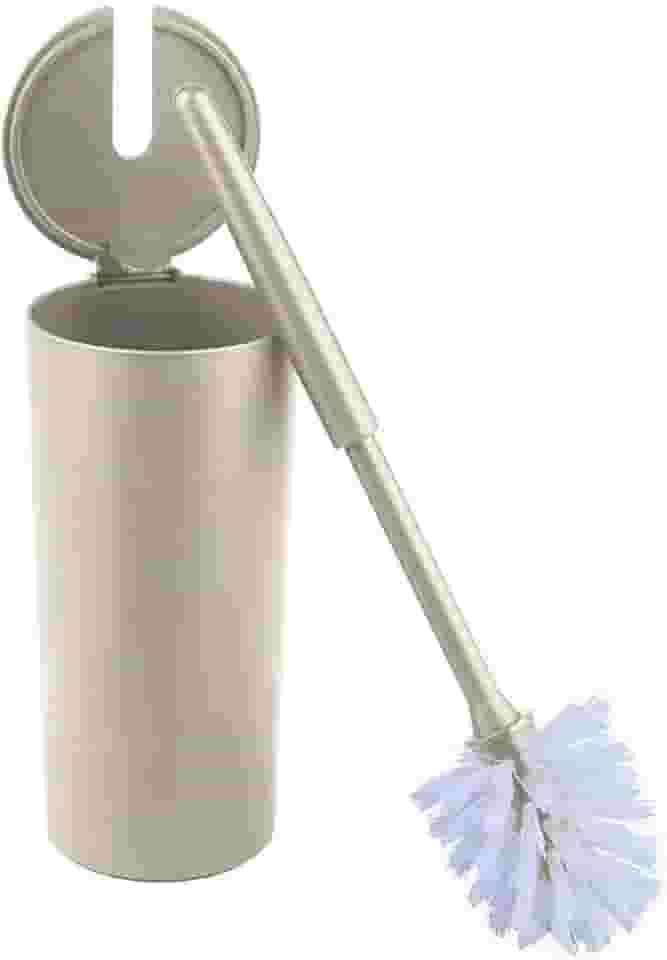 Escova Sanitária C/Suporte Higiene Banheiro Lavabo Privada Serene Bege - Coza