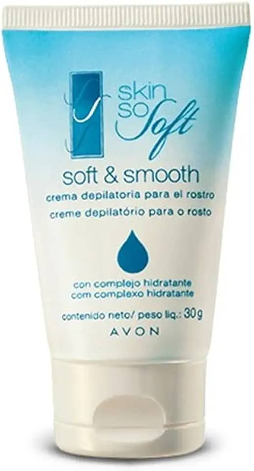 AVON SKINSOSOFT SOFT & SMOOTH CREME DEPILATÓRIO PARA O ROSTO 30G