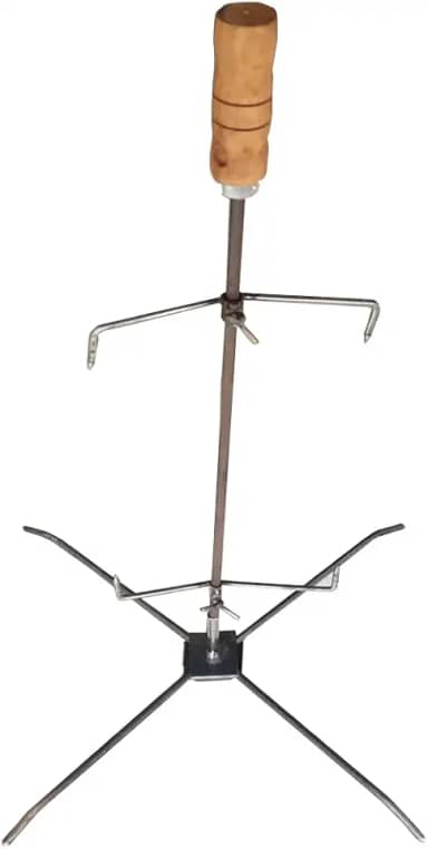Espeto Para Costelão Fogo De Chão Giratório Churrasqueira