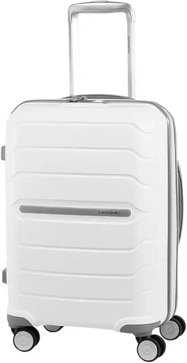 Mala de Viagem Octolite Branca Pequena Expansível