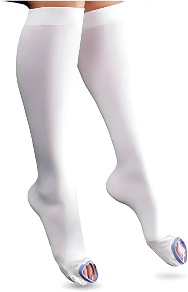 Meia de compressão antitrombo 18mmHg 3/4 venosan Tamanho:M