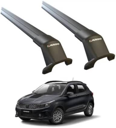 Rack Travessa de teto Bagageiro Argo Trekking 2019 a 2024 Fixação Original Preto