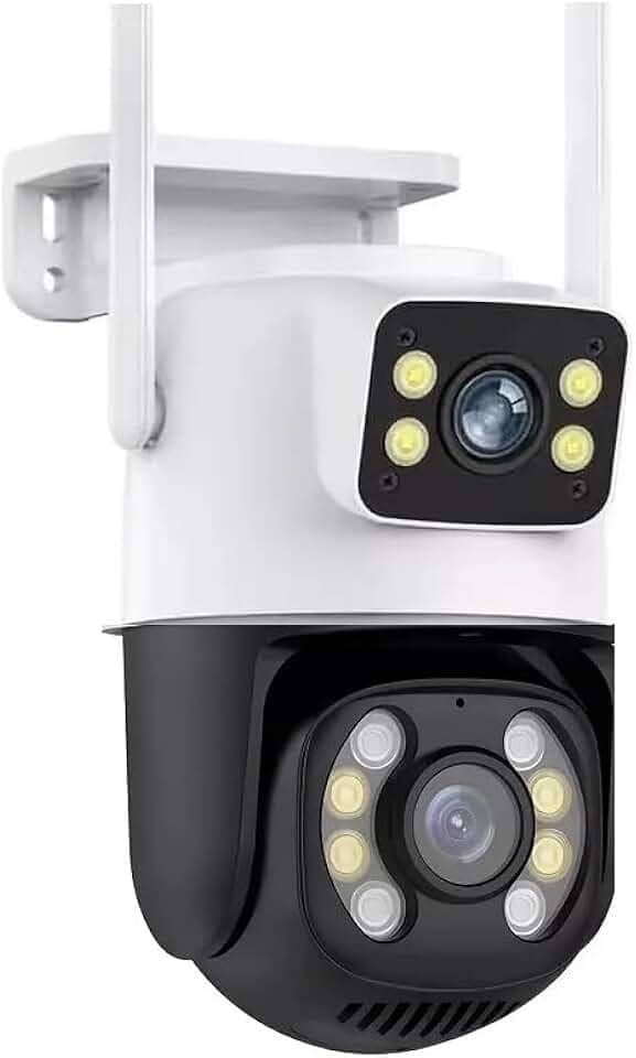 Câmera de Segurança Dupla Wi-fi Smart Angulo Duplo A28B 3mp Icsee