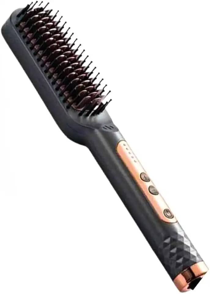 Pente Elétrico Escova Alisadora Bivolt Profissional 5 Em 1