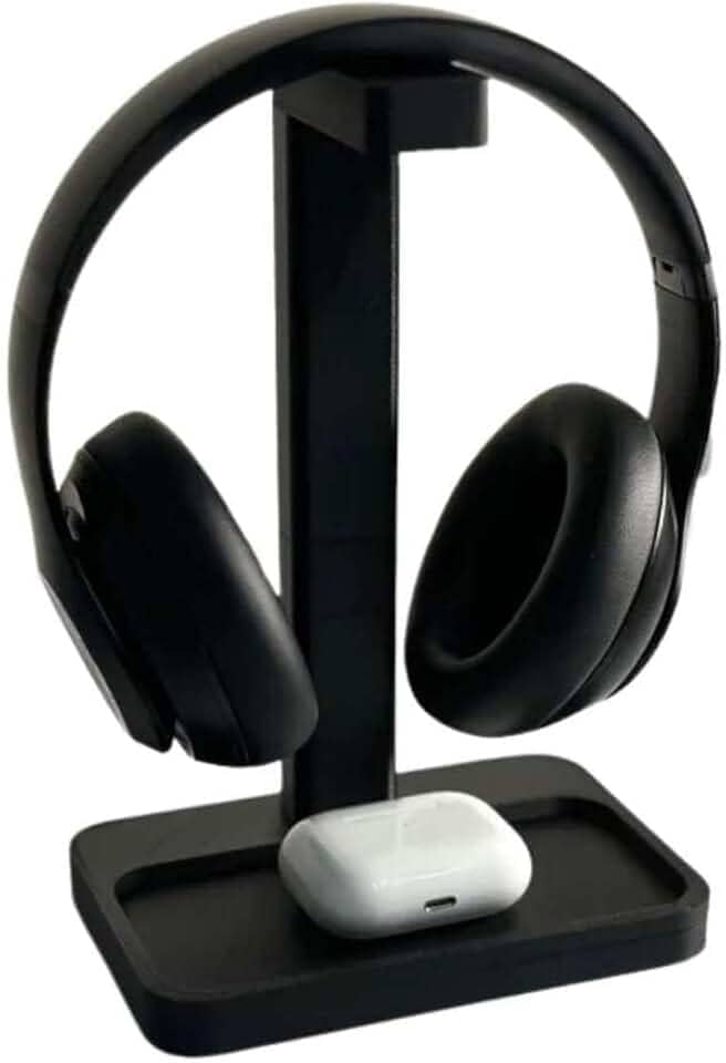 Suporte para headset e Fone De Ouvido Gamer. (Preto)