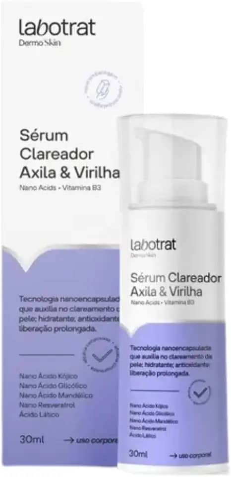 Labotrat Serum Clareador De Pele Clareia Manchas Virilha E Axila Renovação Celular Tecnologia Nanoencapsulada Antioxidante 30Ml