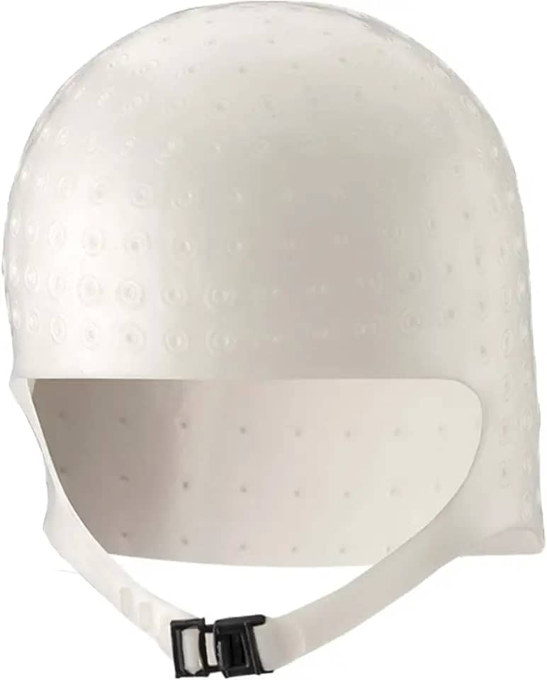 Touca Romana Mechas Luzes Anatômica Silicone alça Prendedor - Dompel