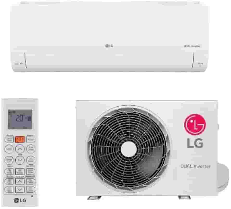 Ar Condicionado Split Hi Wall LG Inverter Smart Voice AI 9.000 Btus Frio 220v R-32