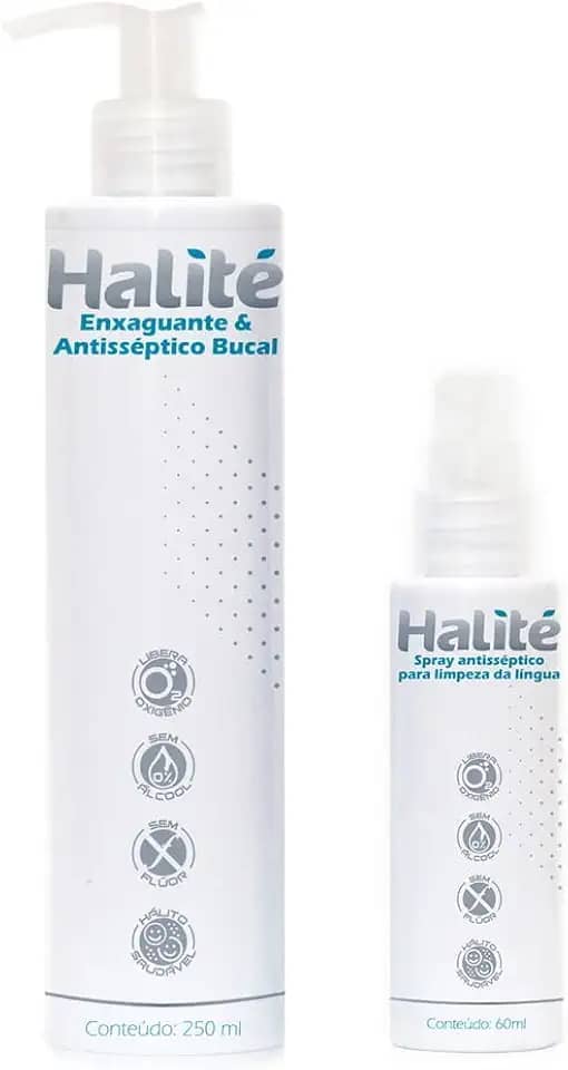 Enxaguante Bucal + Spray para Mau Hálito Halité