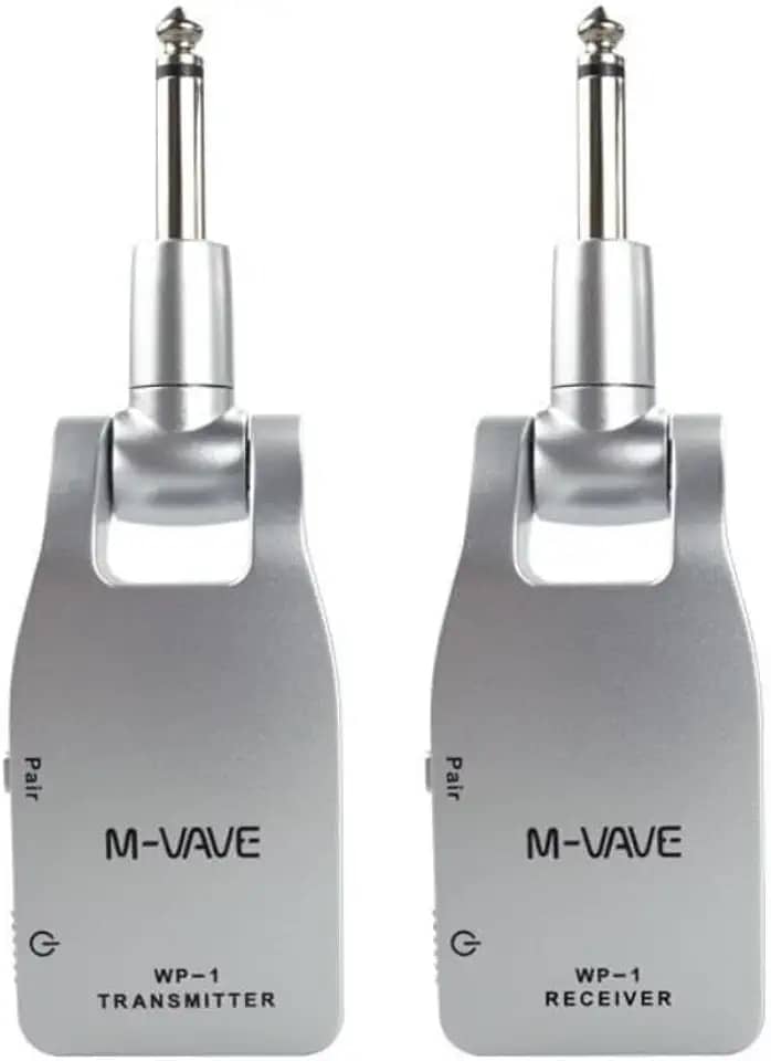 M-VAVE VEDO Sistema de guitarra sem fio – Transmissor-receptor de guitarra avançado com tecnologia sem fio 2.4G para aprimorar sua performance musical cabos Distância transmissão sem fio 30 metros