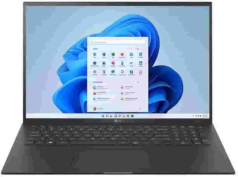 LG Gram 17Z95P-K Laptop 17' IPS WQXGA Intel Evo Platform Core i7-1195G7, 16GB de memória, SSD M.2 NVMe 512GB, Intel Iris Xe Graphics, Wi-Fi 6, Windows 11 Home, teclado retroiluminado, ID de impressão digital, preto