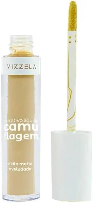 Corretivo Líquido Camuflagem Vizzela Amarelo 5g