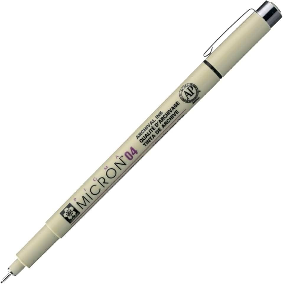 MARCADOR TECNICO NANKIN PIGMA MICRON 04 - PRETO -USO PROFISSIONAL