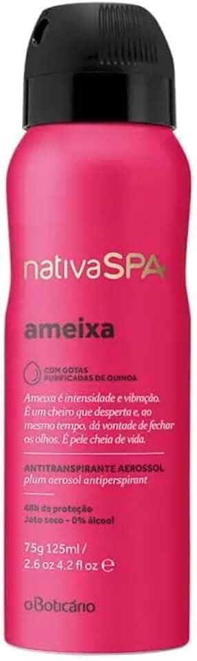 Desodorante Aerosol Antitranspirante Nativa SPA Ameixa 75g