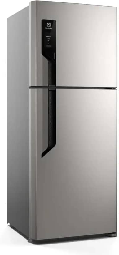 Geladeira Electrolux Frost Free 431L Efficient AutoSense Duplex Inox Look (TF70S) 220V