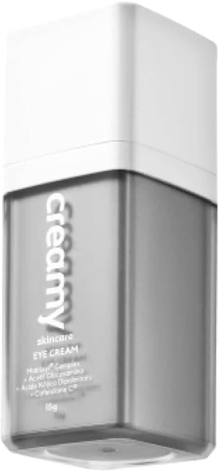 Creamy Skincare Eye Cream 15g | Ação Anti-Idade, Peles com Manchas, Trata as Olheiras, Creme para Área dos Olhos, Sem Fragrância | Uso Diurno e Noturno, Todos os Tipos de Pele