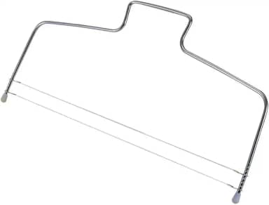 Cortador Fatiador De Bolo Nivelador Ajustável Inox - 02 Fios